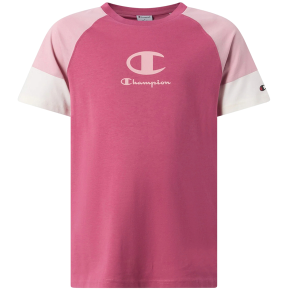 Koszulka dla dzieci Champion SS Tee różowa 307719 PS029