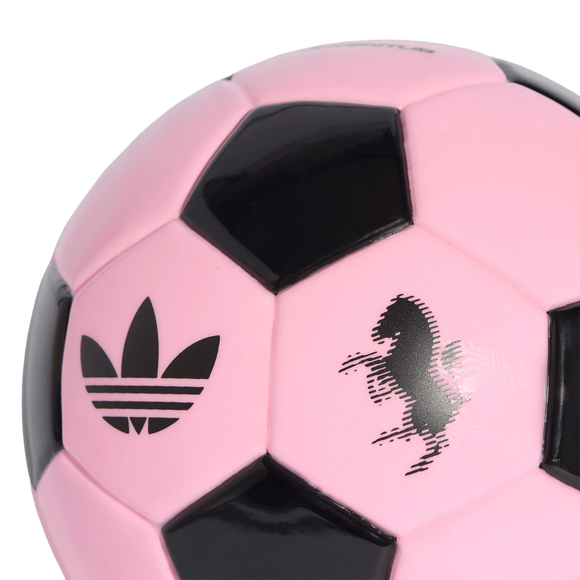 Piłka nożna adidas Juventus Away Mini różowo-czarna KE5117