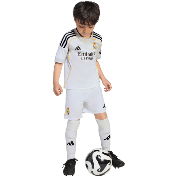 Komplet sportowy dla dzieci adidas Real Madrid 25/26 Home biały JN8870