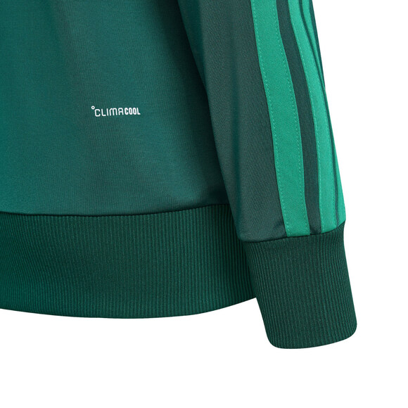 Dres dla dzieci adidas Seasonal Essentials Tiberio 3-Stripes zielony KT1665