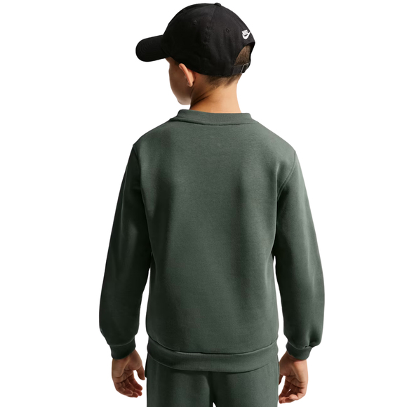 Bluza dla dzieci Nike Sportswear Club Fleece ciemnozielona FD3006 305