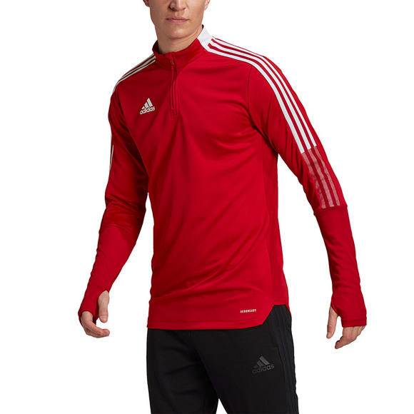 Bluza męska adidas Tiro 21 Training Top czerwona GH7303