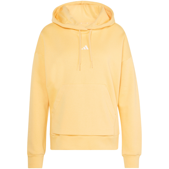 Bluza damska adidas Essentials Small Logo Feel Cozy Hoodie żółta KC5281