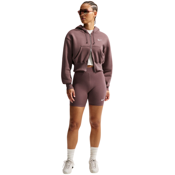 Spodenki damskie Nike Sportswear Classics brązowe DV7797 502