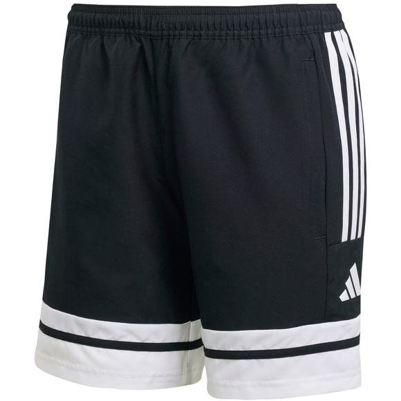 Spodenki damskie adidas Squadra 25 Downtime czarne JE2757