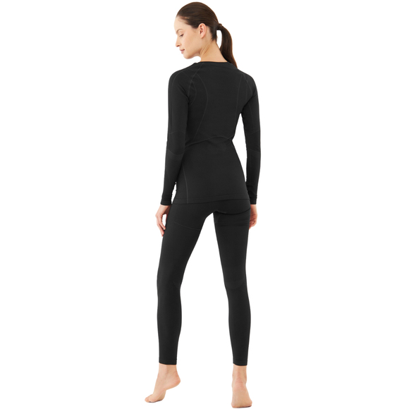 Bielizna termoaktywna damska Viking Gaja Lady Set czarna 500-27-5512-0900