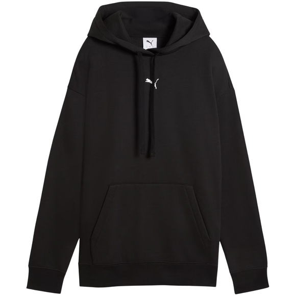 Bluza damska Puma ESS Centered Cat Logo Relaxed Hoodie czarna 692917 01