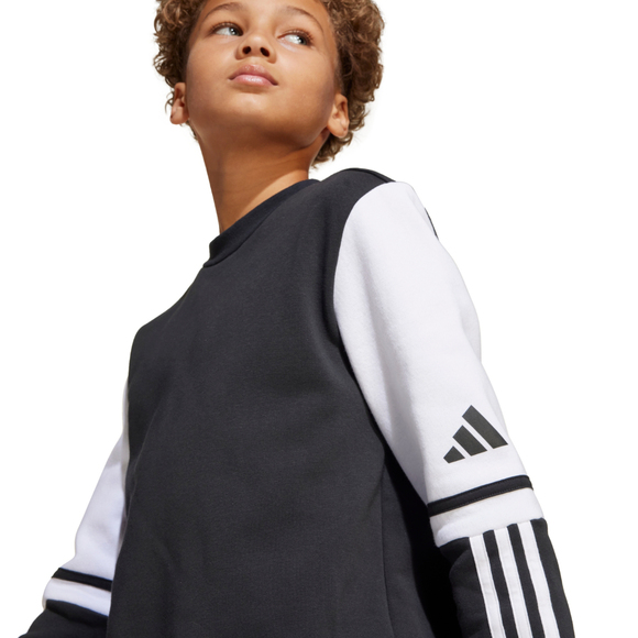 Bluza dla dzieci adidas Squadra 25 Sweat Crew czarna JE2773