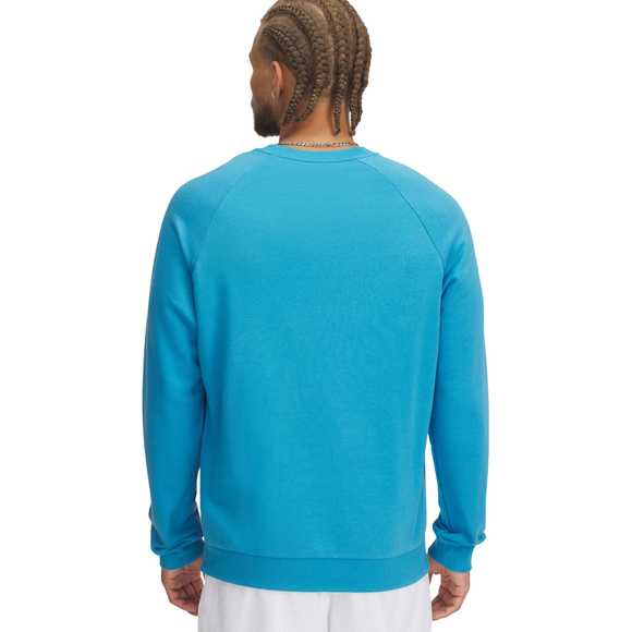 Bluza męska Under Armour Rival Fleece Crew niebieska 1379755 452