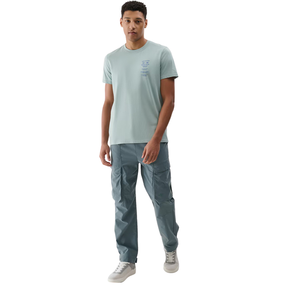 Koszulka męska 4F M2536 miętowa 4FRSS24TTSHM2536 47S