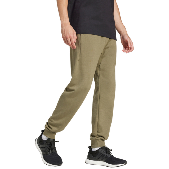 Spodnie męskie adidas Essentials Big Logo French Terry oliwkowe JE8970