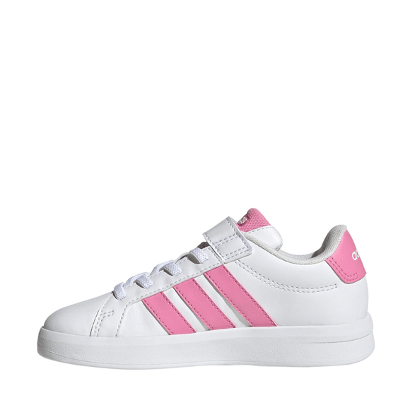 Buty dla dzieci adidas Grand Court 3.0 biało-różowe JP9371
