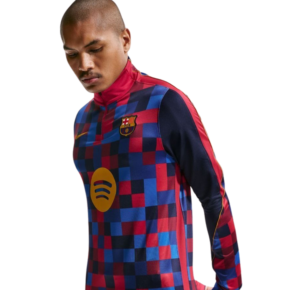 Koszulka męska Nike FC Barcelona Strike Home niebiesko-czerwona IQ1301 621