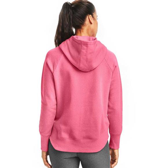 Bluza sportowa damska Under Armour Rival Fleece Metallic Hoodie różowa 1356323 668