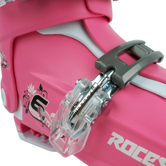 Buty narciarskie Roces Idea Up Junior różowo-białe 450491 009
