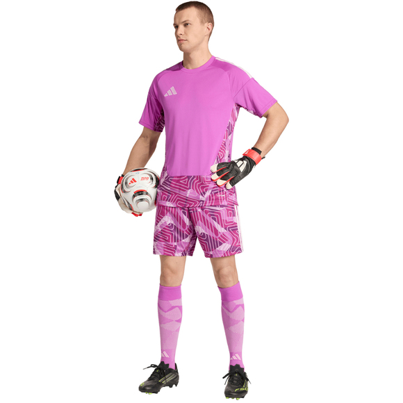 Spodenki męskie adidas Tiro 26 Competition Goalkeeper różowe KC5348