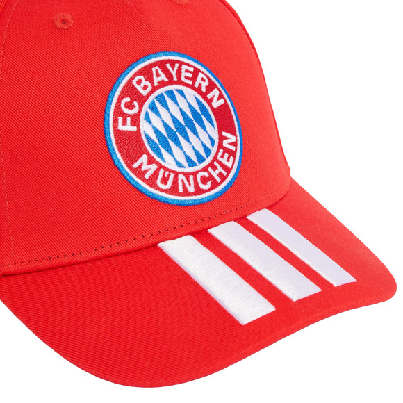 Czapka z daszkiem adidas FC Bayern Monachium czerwona KT3399