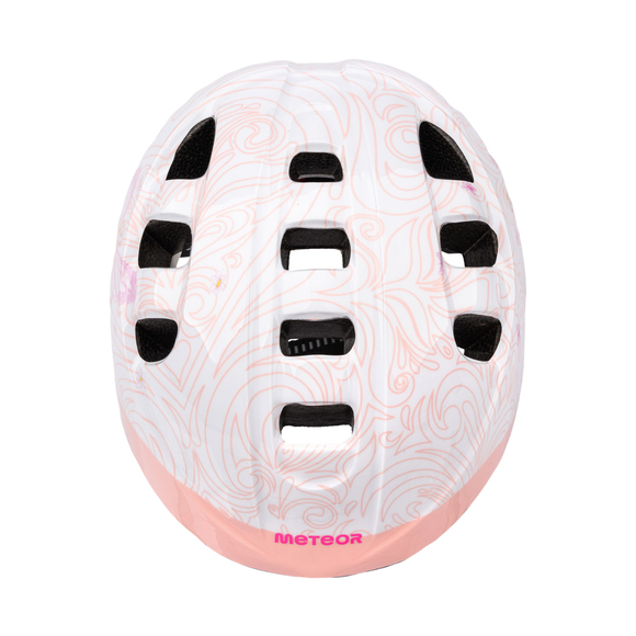 Kask Meteor MA-2 Princess M 52-56 cm biało-różowy 23961