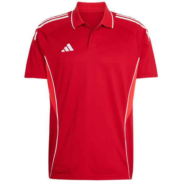 Koszulka męska adidas Tiro 25 Competition Polo czerwona JY1805