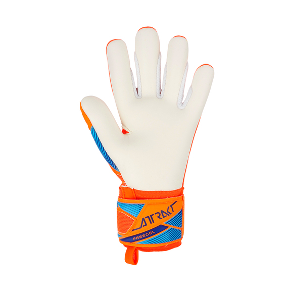 Rękawice bramkarskie Reusch Attrakt Freegel Advance Junior pomarańczowe 5672035 2290
