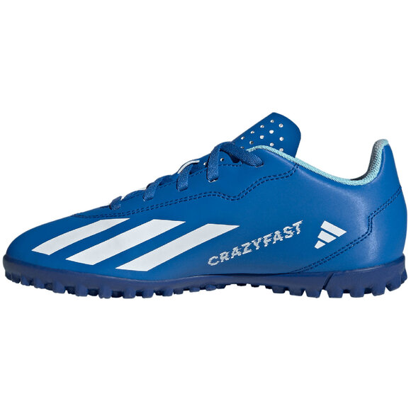 Buty piłkarskie dla dzieci adidas X Crazyfast.4 TF niebieskie IE4067