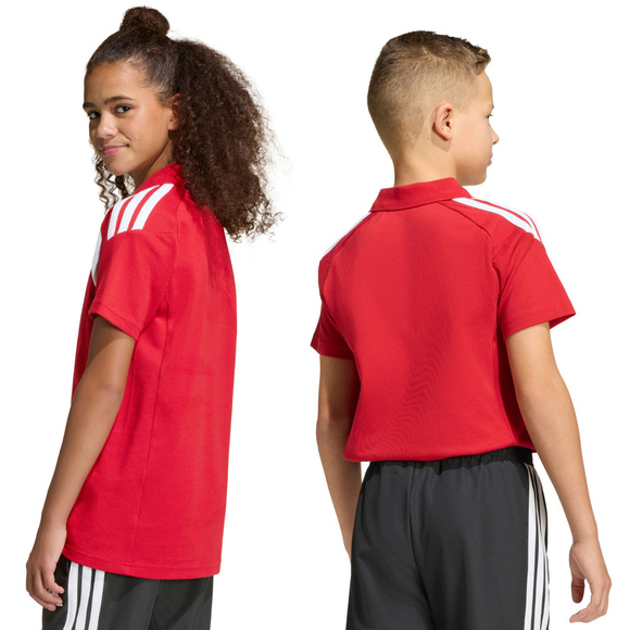 Koszulka dla dzieci adidas Tiro 26 League Polo czerwona KF3408
