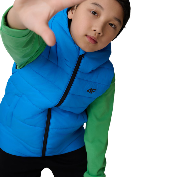 Kamizelka dla chłopca 4F M313 niebieska 4FJWSS26TVJAM313 33S