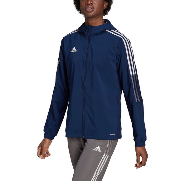 Bluza damska adidas Tiro 21 Windbreaker granatowa GP4968