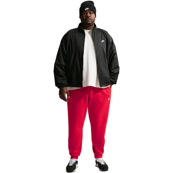 Spodnie męskie Nike Club BB Jogger czerwone FN3787 657