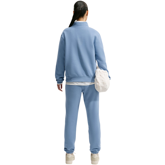 Spodnie damskie Nike Studio Fleece jasnoniebieskie IM8076 486