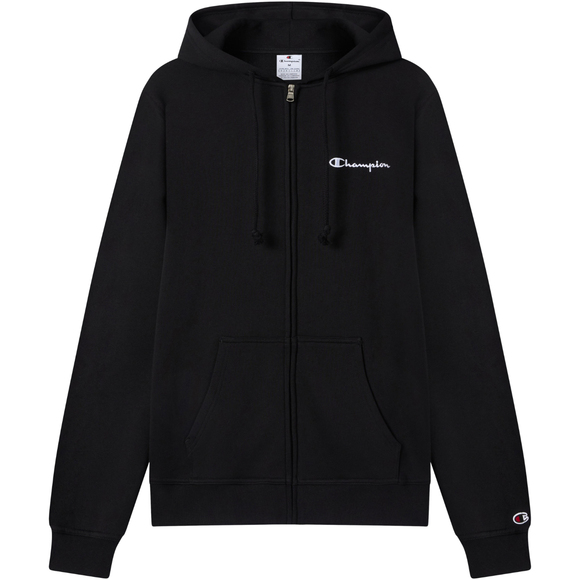 Bluza męska Champion Hooded Full Zip Sweatshirt czarna 221794 KK001