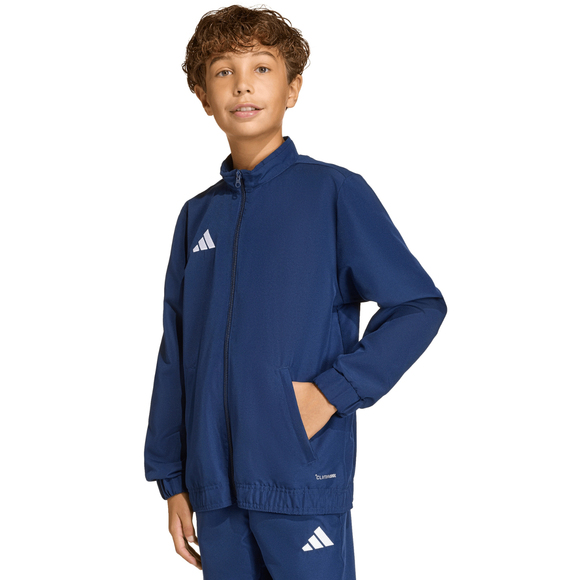Bluza dla dzieci adidas Entrada 26 Presentation granatowa JZ6615