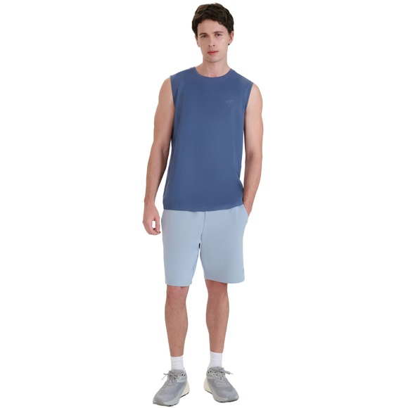 Koszulka męska 4F M125 denim 4FWMM00TSLEM125 32S