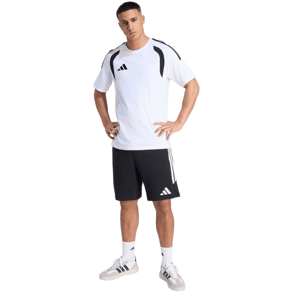 Koszulka męska adidas Tiro 26 League Tee biało-czarna KC3698