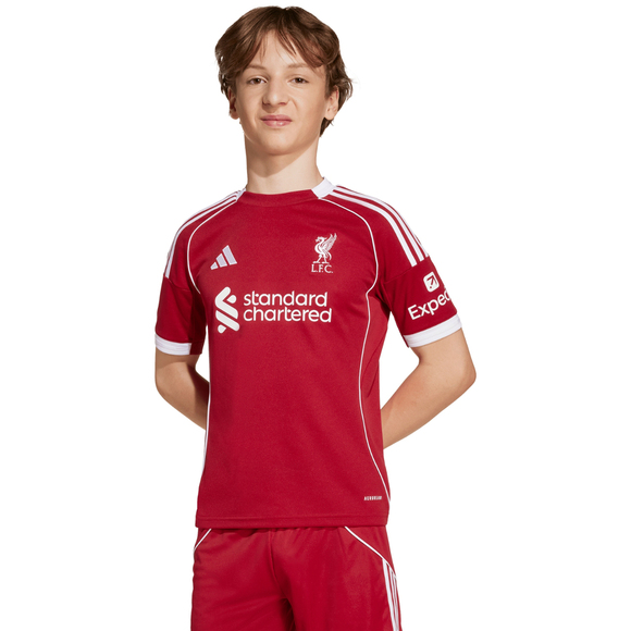 Koszulka dla dzieci adidas Liverpool FC 25/26 Home Jersey czerwona JV6436