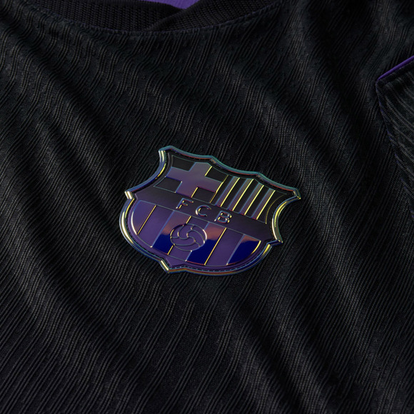 Koszulka męska Nike FC Barcelona 2026/27 Match Away czarno-fioletowa II2752 505