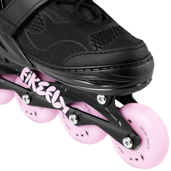 Łyżworolki Spokey Firefly czarno-różowe 946365-946366