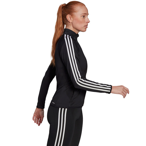 Bluza damska adidas Aeroready Designed 2 Move 3 Stripes Track Jacket czarna GL3800 