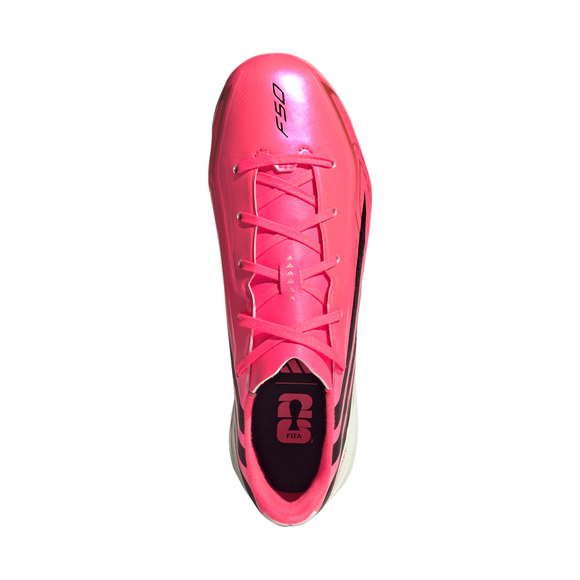 Buty piłkarskie dla dzieci adidas F50 Hyperfast League FG różówe HQ5161
