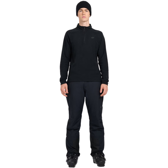 Bluza polarowa męska 4F M065 głęboka czerń 4FWAW25UFLEM065 20S
