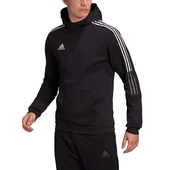 Bluza męska adidas Tiro 21 Sweat Hoody czarna GM7341