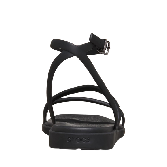 Sandały damskie Crocs Miami Ankle Strap czarne 212256 001