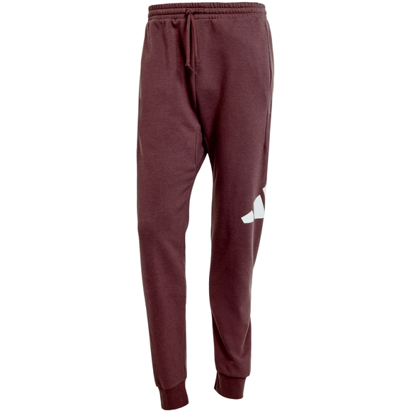 Spodnie męskie adidas Essentials Big Logo French Terry bordowe JE8972