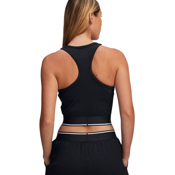 Koszulka damska Under Armour Meridian Rib Branded czarna 1389641 001