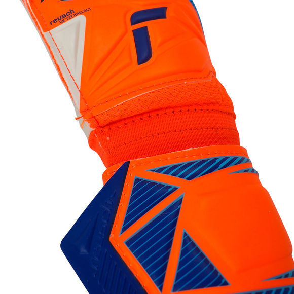 Rękawice bramkarskie Reusch Attrakt Solid pomarańczowe 5670516 2290