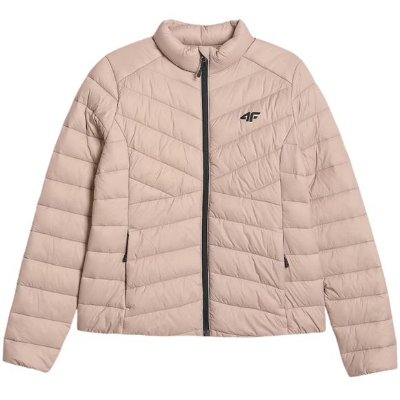 Kurtka damska 4F F0855 beżowa 4FWSS26TDJAF0855 83S