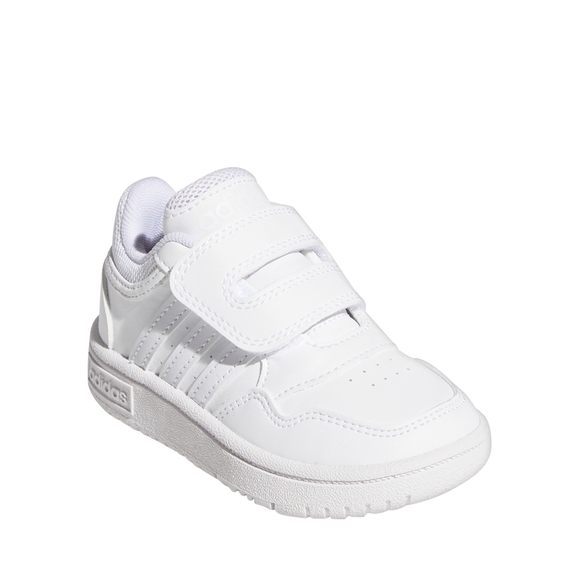 Buty dla dzieci adidas Hoops 3.0 białe GW0442