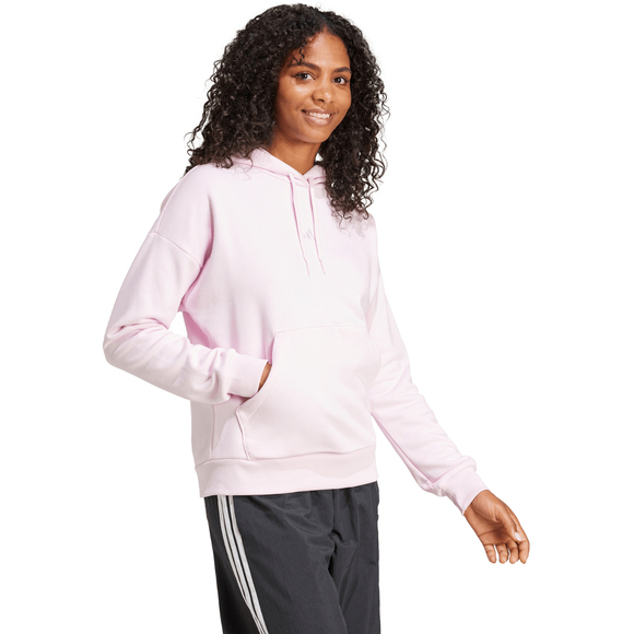 Bluza damska adidas Essentials Small Logo Feel Cozy Hoodie różowa JN1856