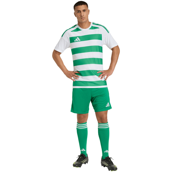Koszulka męska adidas Hooped 26 Jersey biało-zielona KF3393