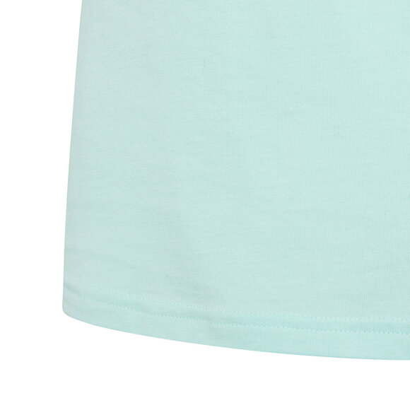 Koszulka dla dzieci adidas Essentials Big Logo Cotton Tee miętowa IM0279